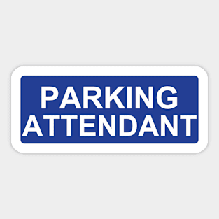 parking attendant Sticker